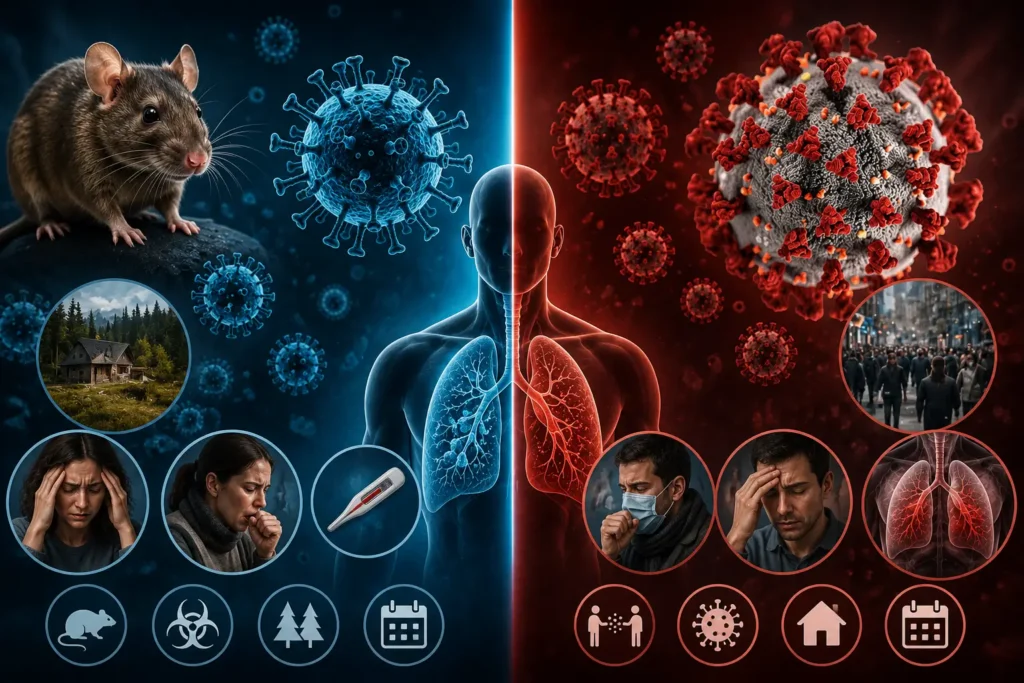 Vitalmindflow Hantavirus vs COVID-19