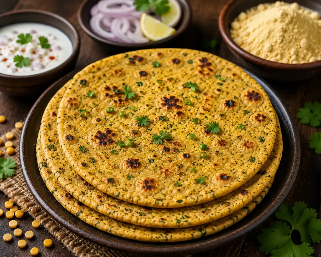 Vitalmindflow Besan + Wheat Atta Roti