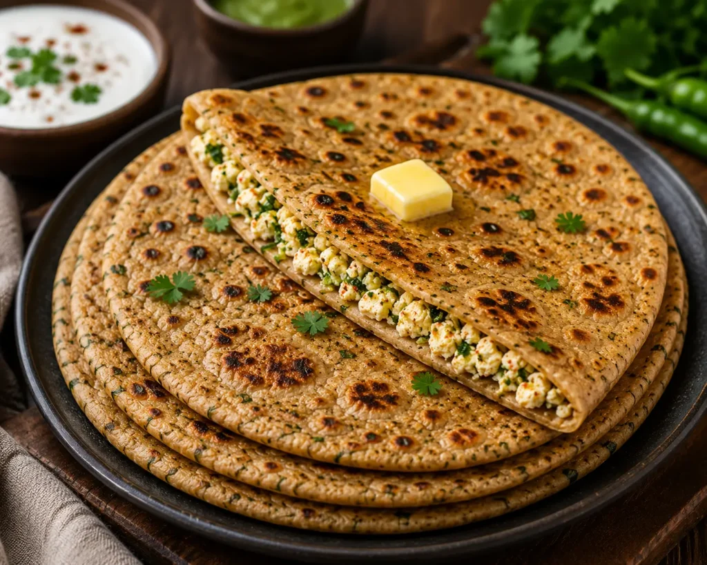 Vitalmindflow Paneer + Wheat Paratha