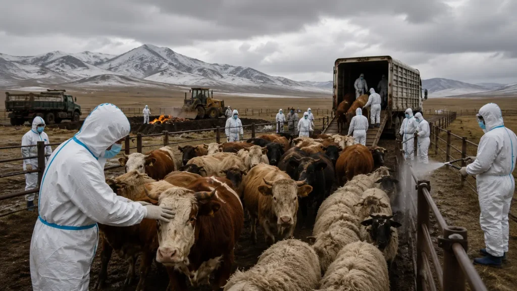 Vitalmindflow Foot and Mouth Disease Mongolia Livestock Cull