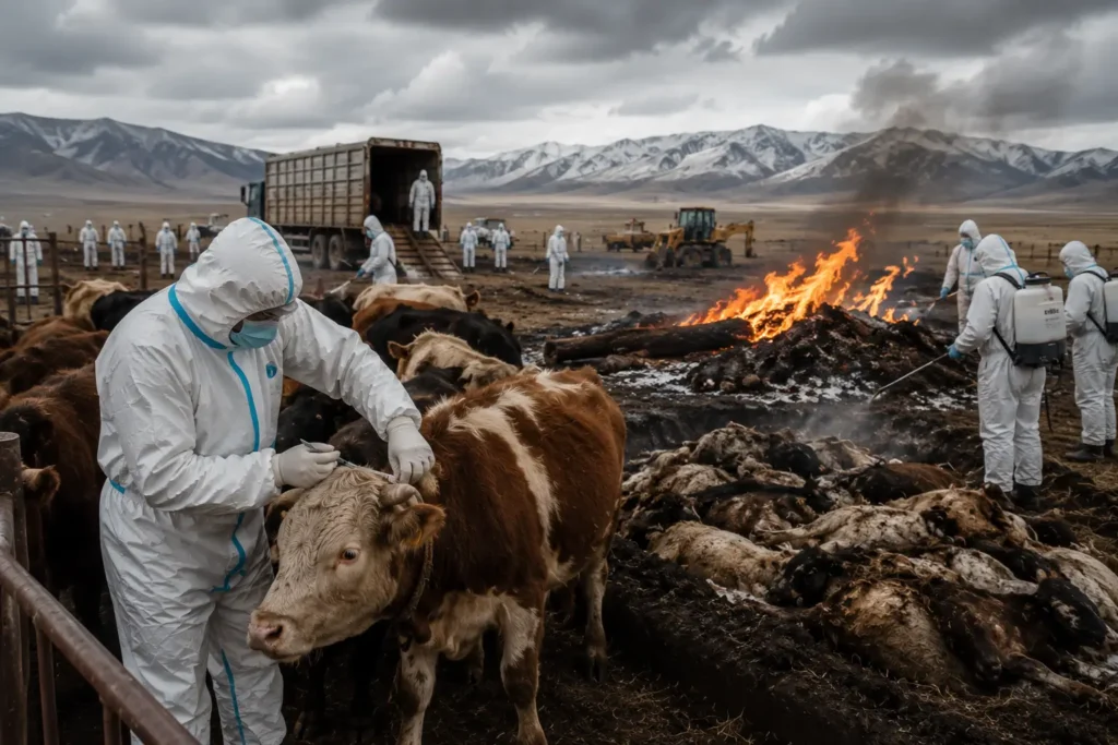 Vitalmindflow Foot and Mouth Disease Mongolia Livestock Cull