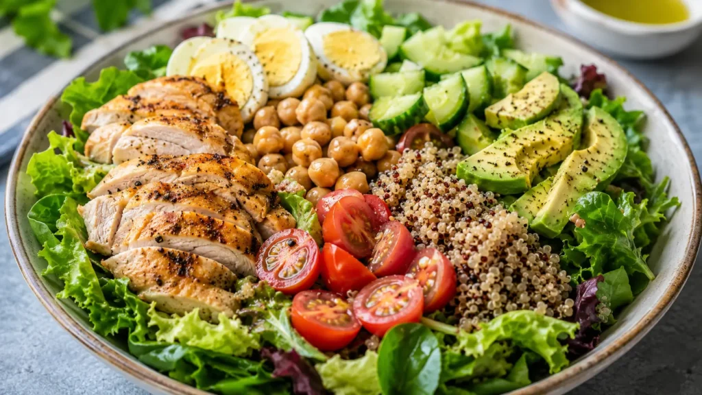 Vitalmindflow High-Protein Salads for Weight Loss