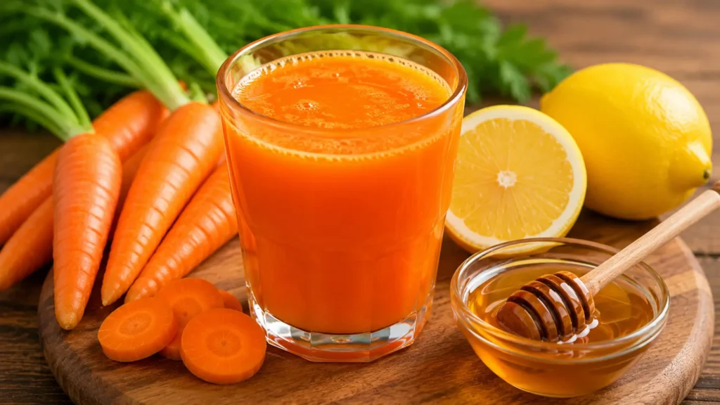 Homemade Carrot Lemon Honey Juice Recipe Vitalmindflow Carrot Lemon Honey Recipe