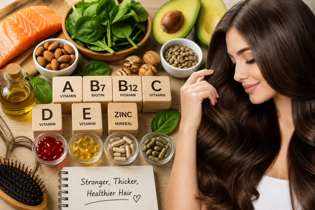 Vitalmindflow Best Vitamins for Hair Growth and Thickness