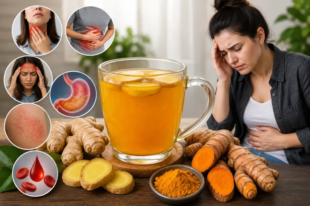 Side Effects of Drinking Turmeric Ginger Water Daily 21 Day Ginger Turmeric Drink Challenge Benefits
