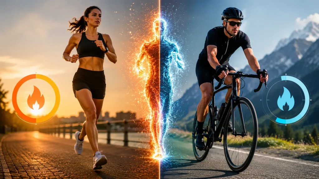 Vitalmindflow Jogging vs Cycling for Weight Loss