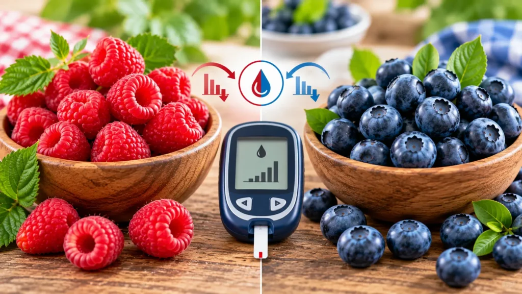 raspberries vs blueberries blood sugar comparison Vitalmindflow Best Berries for Blood Sugar